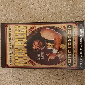 WWE Mick Foley Greatest Hits and Misses VHS cassette 2003